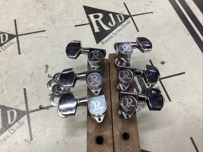 80 s BC Rich Logo Japan Gotoh Tuners Tuning Keys Pegs 3x3 Chrome
