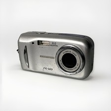 Olympus FE-120 6.0 MP Compact Digital Camera Silver Tested
