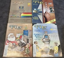 Lot of 10 99'er MAGAZINES for the TI-99/4A Home Computer  Best of 99'er Book