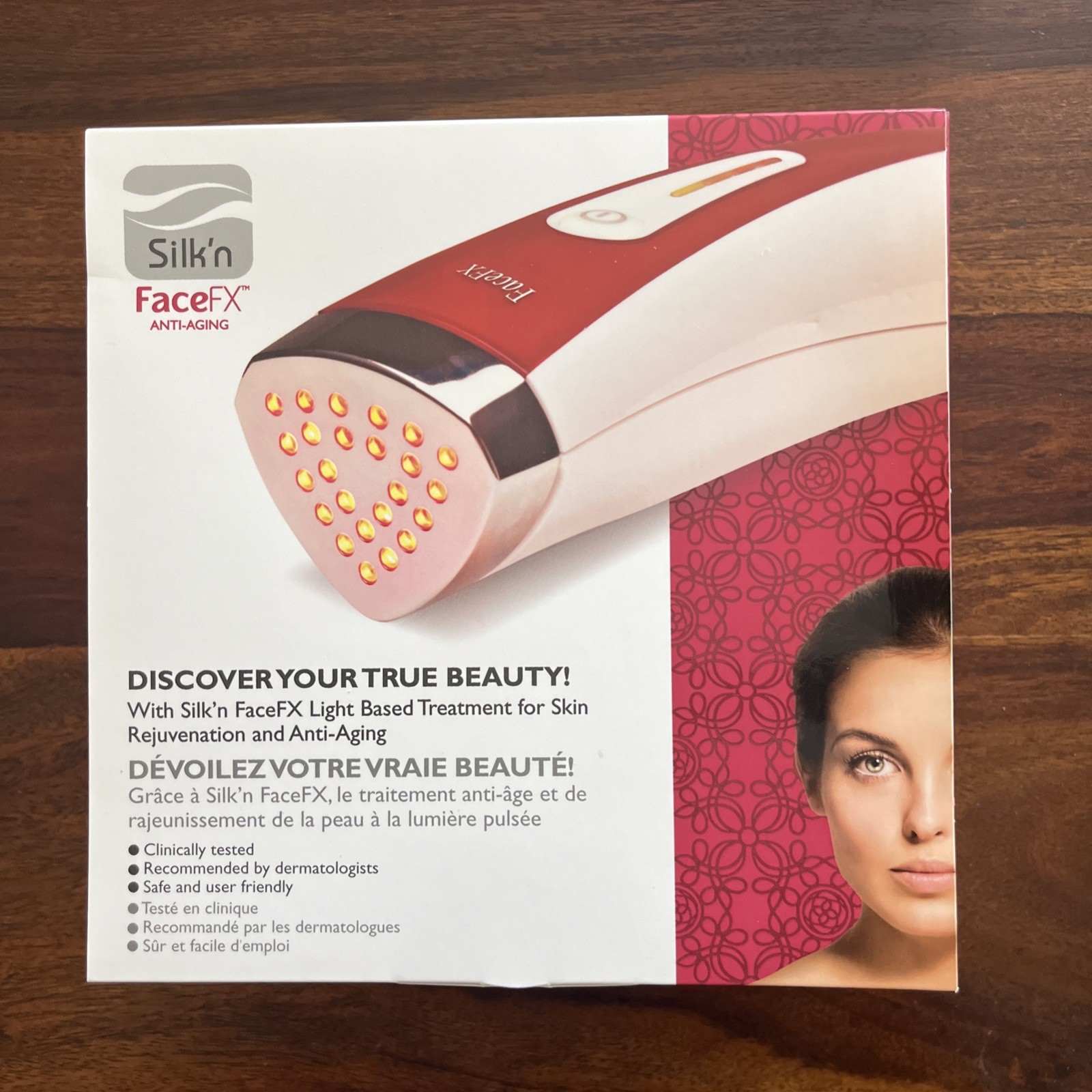 Never Used Silk’n FaceFX Anti-Aging System/Facial Cleansing Power Brush/Cleanser