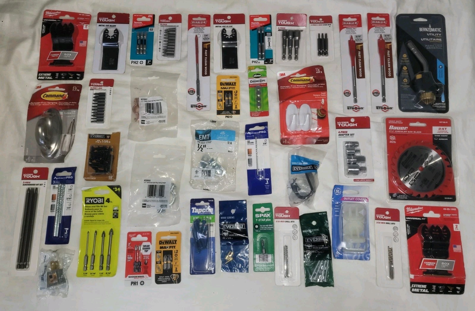 Lot / Variety of 178 Hardware Home Improvement Garage Tools Home (All Brand New)