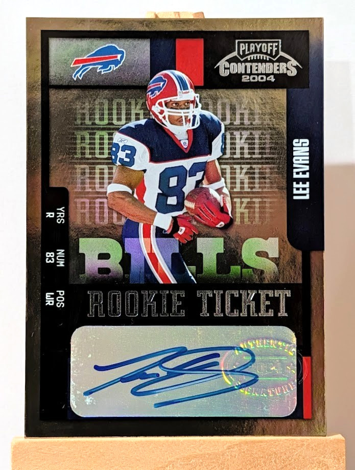 Lee Evans Playoff Contenders #152 Autograph