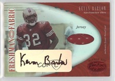 2001 Leaf Certified Materials Freshman Fabric Mirror Red Kevan Barlow Auto 0dp1