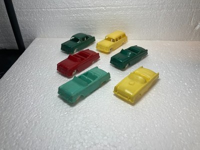 F & F MOLD 6 CAR LOT NICE CARS 54 AND 55 CONVERTIBLES AND 55 WAGONS LOT A