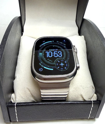 Apple Watch Ultra | 49mm Mirror Polished Titanium | Band Not Included