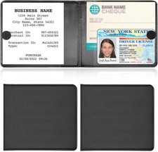 2PCS Car Registration and Insurance Holder, 10.55'' 4.8'' Essential Auto Card .