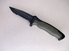 2004 BUCK KNIVES USA 655 NIGHTHAWK SURVIVAL KNIFE BLACK OXIDE NO SHEATH