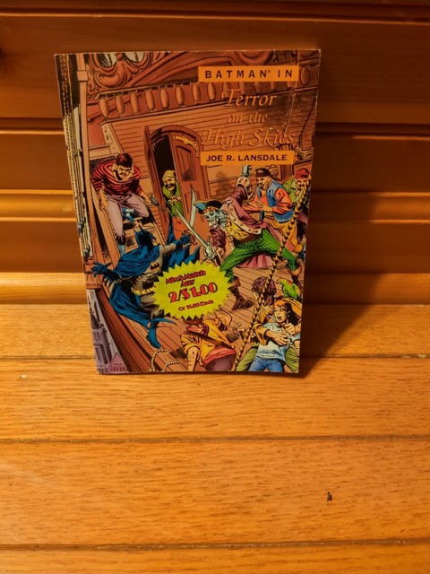 BATMAN TERROR ON THE HIGH SKIES 1992 DC Little Brown 1st Edition Novel TPB