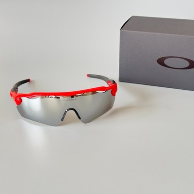 Oakley Radar EV Path OO9208 Red Frame PRIZM Mirror Lens Sunglasses
