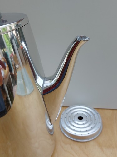 Sona Stratford De Luxe J 985 Coffee Percolator Stainless Steel/ Chrome 1.9L Cap - Picture 13 of 24