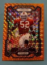 2024 Prizm Draft RAY LEWIS Orange Finite Prizm SP #’d 18/39 Baltimore Ravens