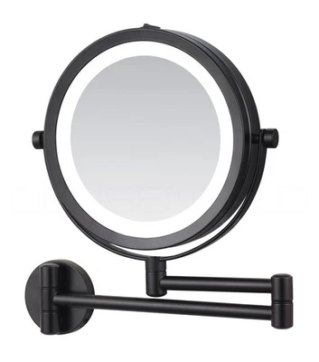 DEUSENFELD WL5BB - LED Batterie Doppel Wand Kosmetikspiegel, 5-fach + Normal NEU - Bild 1 von 4