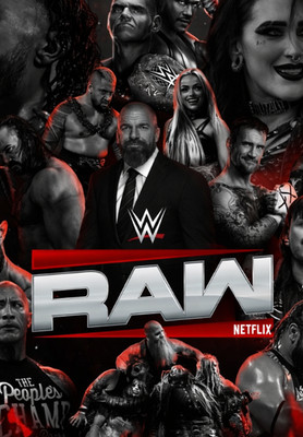 WWE Raw Poster | Wrestling Wall Art | 11 x 17 - 27 x 40