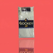 Vintage Jockey Life Men s Tapered Boxers Size 34 White NIP New In Package