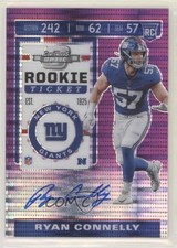 2019 Contenders Optic Ticket FOTL Purple Pulsar /21 Ryan Connelly Rookie Auto RC