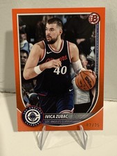 2025-26 Bowman Basketball Ivica Zubac Orange Border /25 Clippers SSP