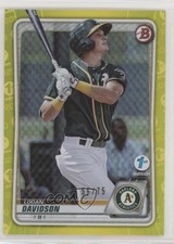 2020 Bowman 1st Edition Yellow Foil 56/75 Logan Davidson #BFE-88 0o6v