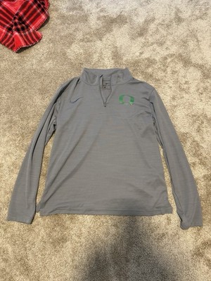 Oregon DUCKS Football TEAM ISSUED Nike Dri-Fit 1/4 Zip JACKET     Men's  M