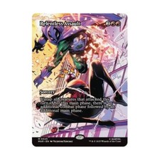 WOTC Marvel Eternal-Legal Relentless Assault (Borderless) (MR) (Foil) NM