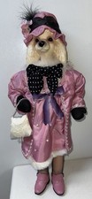 Rare Vintage Fancy Poodle Doll Hat And Purse 20.5”