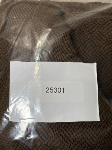 Roxy Y2K Brown Knit Cardigan Sweater Women’s Medium Tie Front Bell Sleeve Boho - Picture 8 of 8