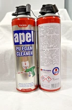 2x APEL Foam Gun Cleaner Dispensing Gun Cleaner Dissolves Spray PU Foam(15.8 fl)