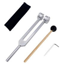 128 Hz Weighted Tuning Fork, Professional Aluminum Alloy Tuning Fork Medical ...
