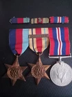Vintage Medal Set WW1/2 British Army Royal Tank Regiment  8th Army Africa Star