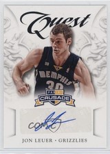 2012-13 Panini Crusade Quest Auto Jon Leuer #70 Auto 0q0