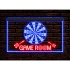 Game Room Darts Billiards Sport Home Decor Man Cave Illuminate Display Neon Sign