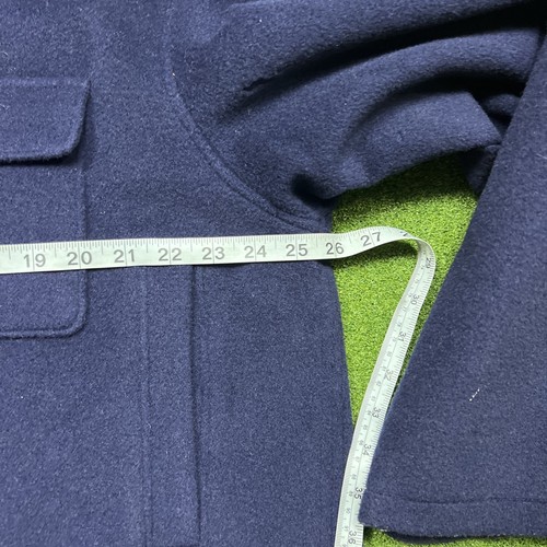J Crew: Vintage Mens Wool Barn Core Blue Coat Large READ - Picture 11 of 24