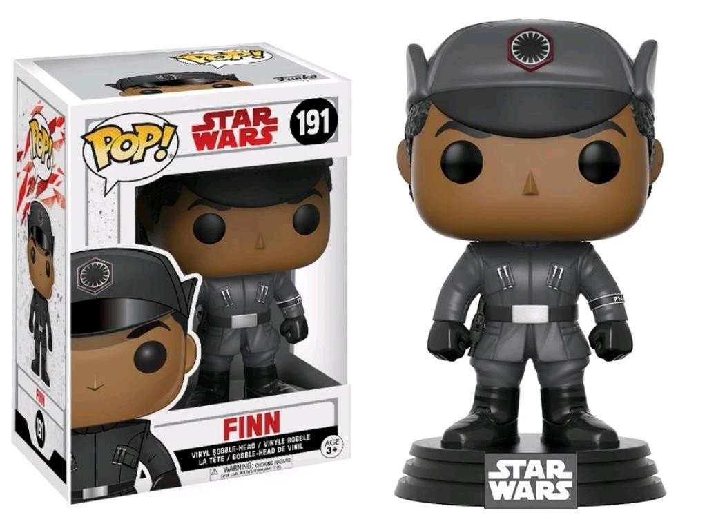 Funko POP Star Wars Last Jedi Finn First Order #191 Bobblehe