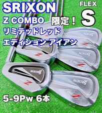 SRIXON Z765 Z565 Limited Red Iron Set 6 Clubs Modus3 Tour 120 S Used Golf Club