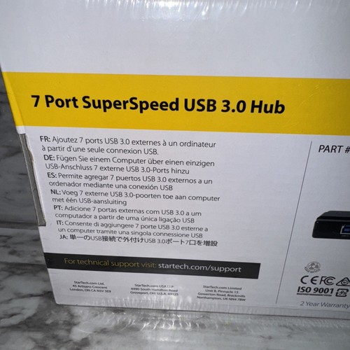 StarTech.com 7 Port SuperSpeed USB 3.0 Hub, Part ID ST7300USB3B - Picture 3 of 4