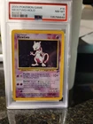 2000 Pokemon Base Set 2 Mewtwo Holo Rare #10 PSA 8