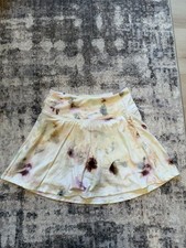 NWT Women  s CALIA High Rise 16  Eagle Gold Skort In Milk Bath Warm Size Medium