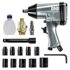 12 Square Drive 90 Psi 250 Ft.-lb Torque 7000 Rpm Air Impact Wrench Set 17pcs 12 Square Drive 90 Psi 250 Ft.-lb Torque 7000 Rpm Air Impact Wrench Set 17pcs