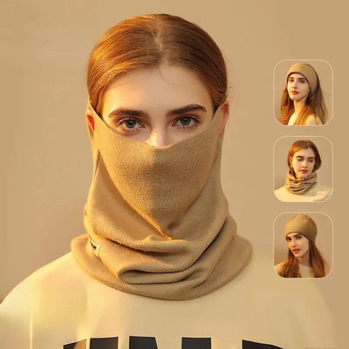 Windproof Knitted Neckerchief Autumn Winter Mask New Warm Scarf