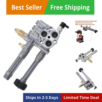 #ad Pressure Washer Pump Head Assy Compatible with AR Pump SRMW2.2G26 .2G24 Press... $96.88