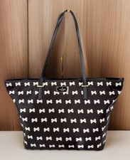 KATE SPADE Wilson Road Bow Black Tote Margareta Baby Bag