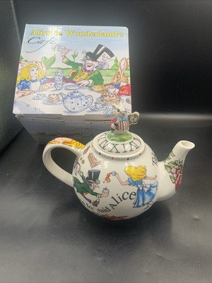 Paul Cardew  Alice In Wonderland Cafe Teapot  Design 2008 New In Original Box