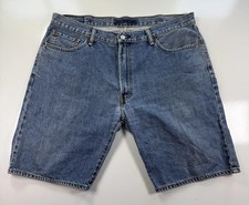 Vintage Levis 505 Shorts Men 38 Regular Fit Blue Jean Med Wash Jorts Y2K Dad