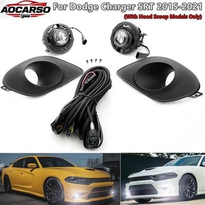 LED Fog Lights Kit for 2015-2021 Dodge Charger SRT Hellcat 392 w/Bezel Wires