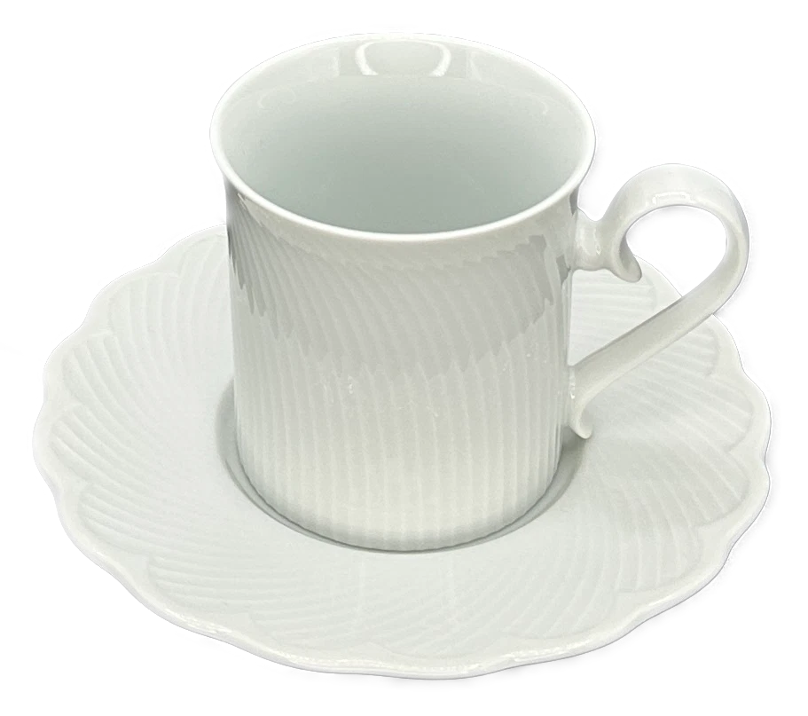 Dansk Blanc Taza y Platillo Café Té Fransk - Juego de 3 Foto 2 de 4