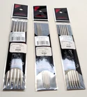 Set of 5 ChiaoGoo 6"  Stainless Steel Double Point Needles US 3 /3.25 mm DS