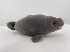 Manatee Stuffed Plush Sea Cow Grey 9