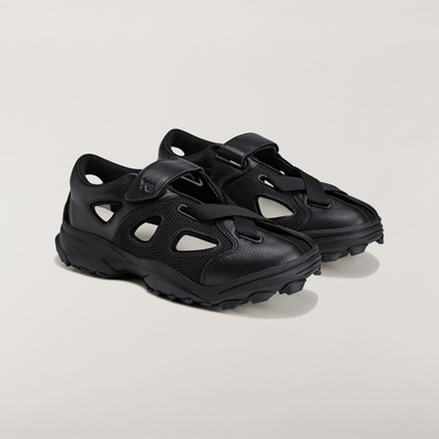 adidas Y-3 GSG9 Sandal Leather Triple Black KI4346 Men's Size | eBay