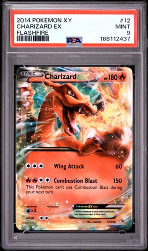 Charizard-EX graded PSA 9 for sale on eBay
