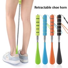 Shoe Horn Extra Long Handle Stainless Steel 28" Handled Metal Shoehorn Horns New