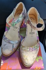 Escarpins Laura Vita Femme - Cuir Multicolore - Talon Moyen - Pointure 36 - Occasion